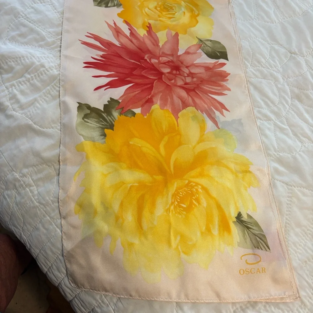 Oscar Silk Scarf 9” x 52”